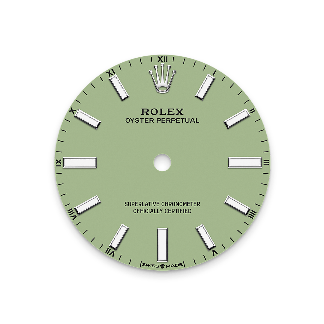 Zifferblatt in Pistachio
