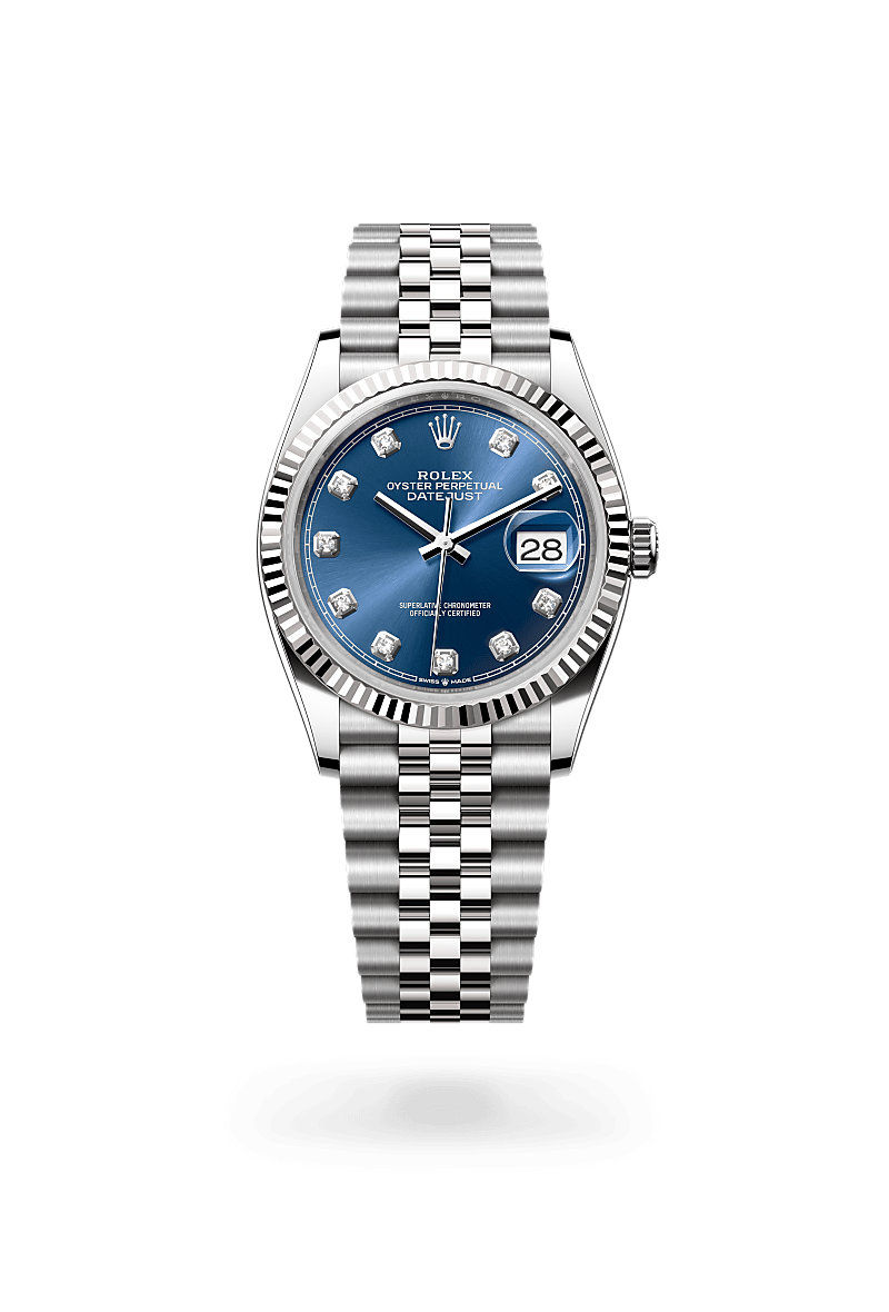 Rolex Datejust 36 M126234-0037 Herrenuhr / Damenuhr - Oyster, 36 mm, Edelstahl Oystersteel und Weißgold