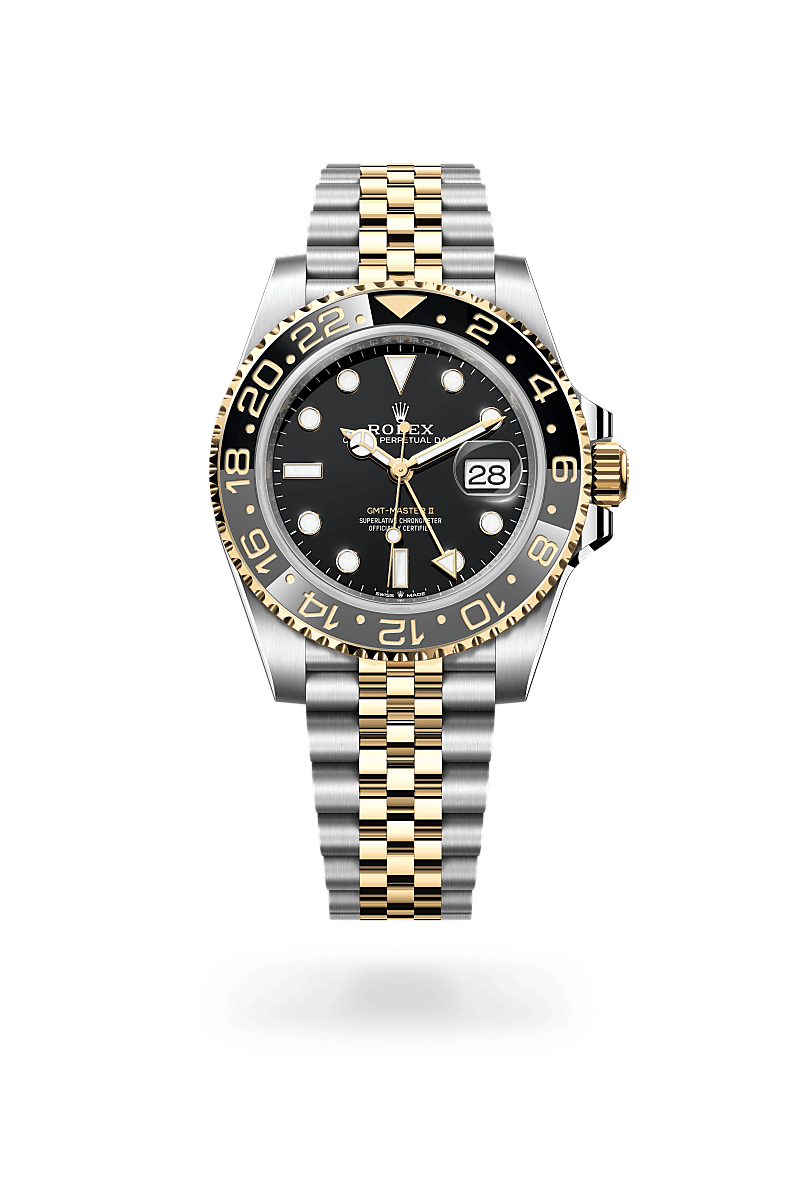 Rolex GMT-Master II Herrenuhr (M126713GRNR-0001) Oyster, 40 mm, Edelstahl Oystersteel und Gelbgold