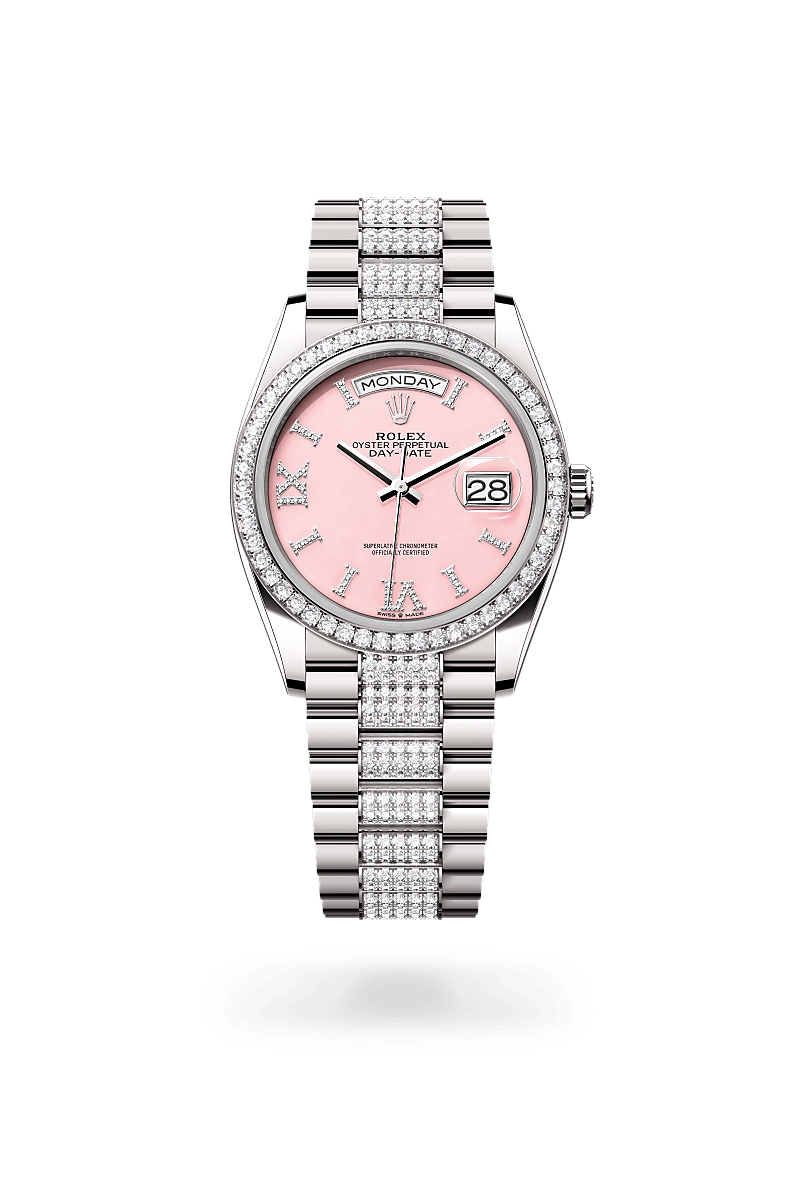 Rolex Day-Date 36 M128349RBR-0017 Herrenuhr - Oyster, 36 mm, Weißgold mit Diamanten