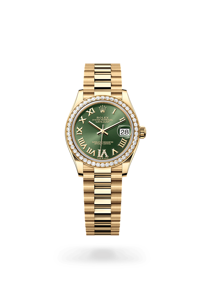 Rolex Datejust 31 M278288RBR-0024 Herrenuhr - Oyster, 31 mm, Gelbgold mit Diamanten