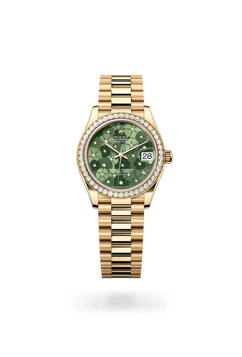 Rolex Datejust 31 M278288RBR-0038 Herrenuhr / Damenuhr - Oyster, 31 mm, Gelbgold mit Diamanten