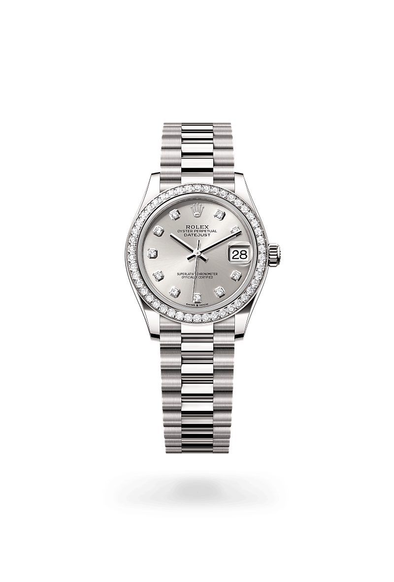 Rolex Datejust 31 M278289RBR-0021 Herrenuhr - Oyster, 31 mm, Weißgold mit Diamanten